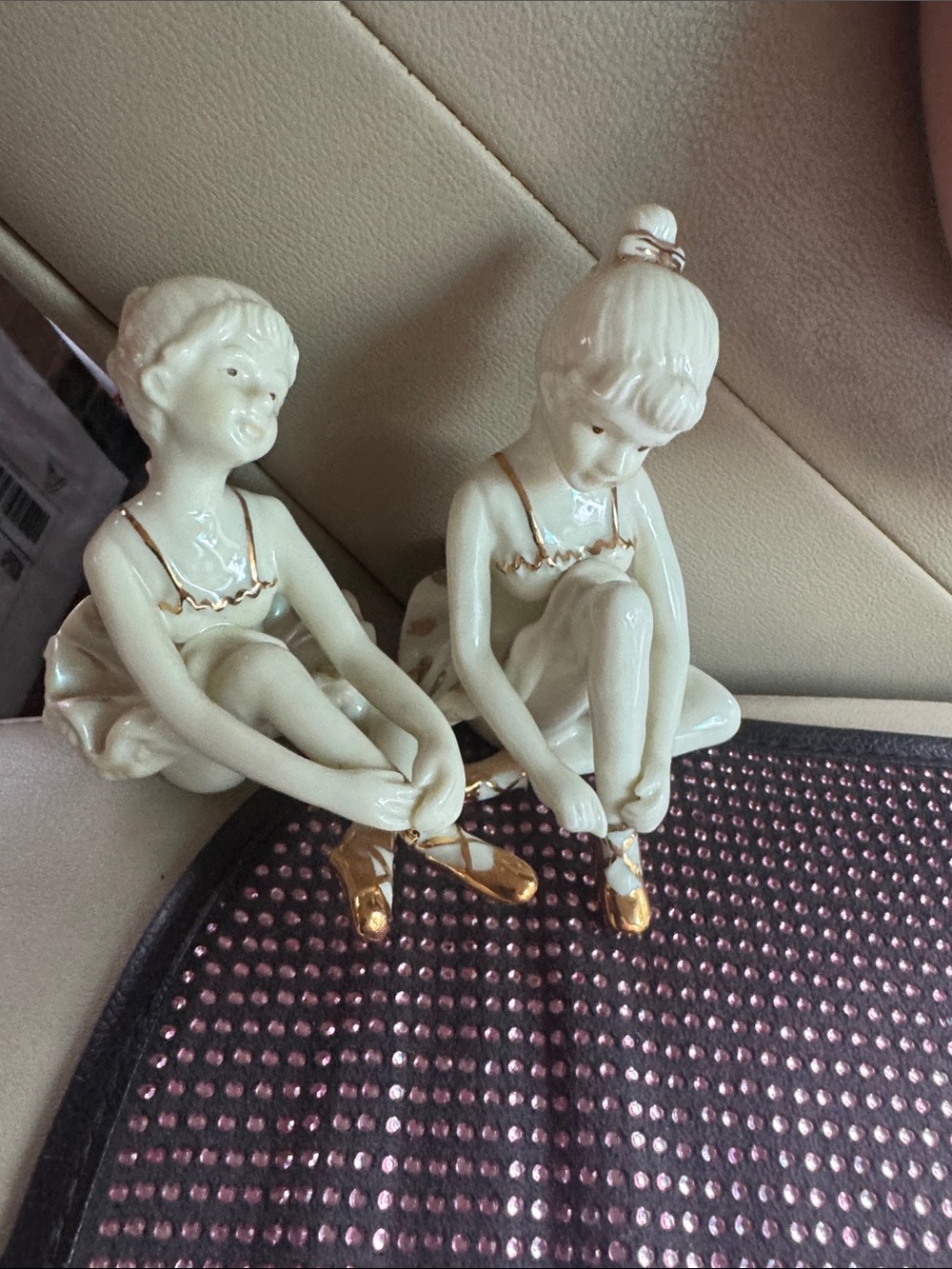 Set of 2 Vintage 1980s 4” Ballerina Kids Home Figurines